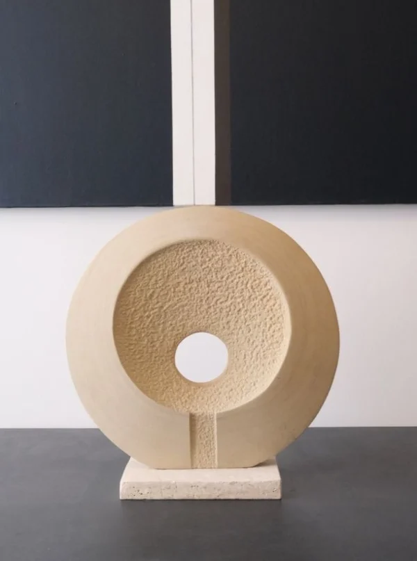 The Oblist Abstract Limestone Sculpture | Sculptures | Dining Room