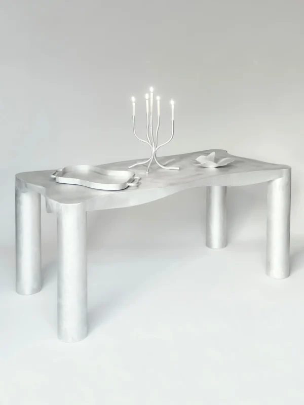 The Oblist Aluminum Dining Table | Tables | Dining Room