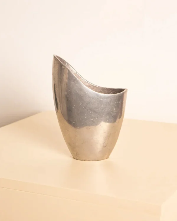 The Oblist Aluminum Vase by Anna Efverlund 80's | Living Room