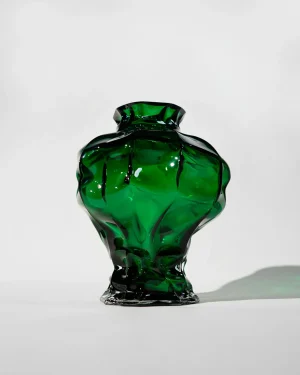 The Oblist Ammonit Vase - Green | Vases | Living Room