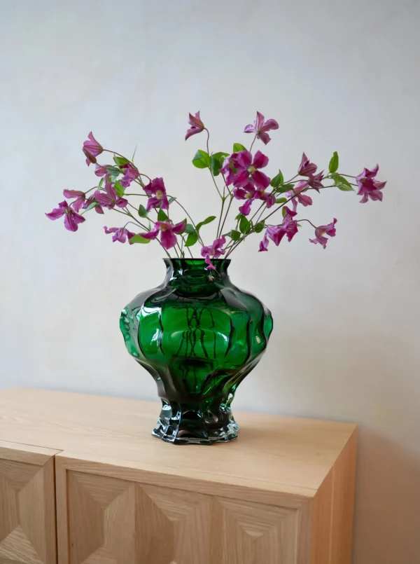 The Oblist Ammonit Vase - Green | Vases | Living Room