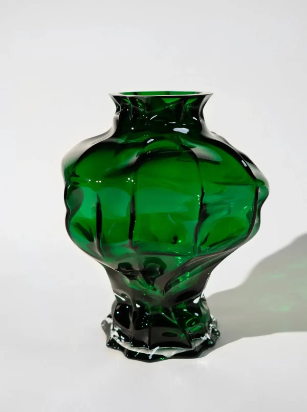 The Oblist Ammonit Vase - Green | Vases | Living Room