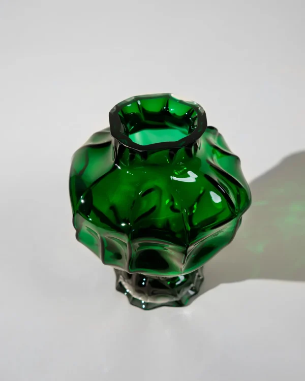 The Oblist Ammonit Vase - Green | Vases | Living Room