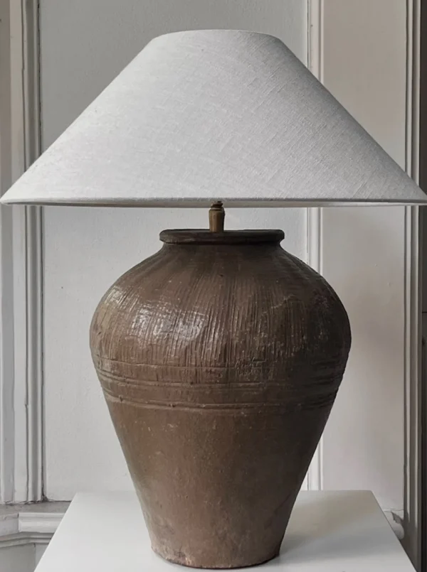 The Oblist Antique Ceramic Lamp | Table Lamp | Living Room