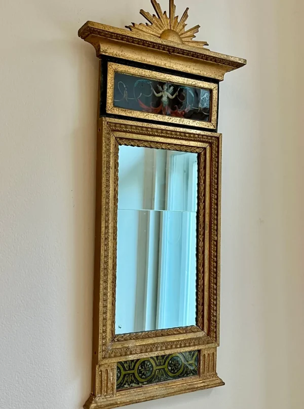 The Oblist Antique Gilded Mirror | Mirrors | Living Room