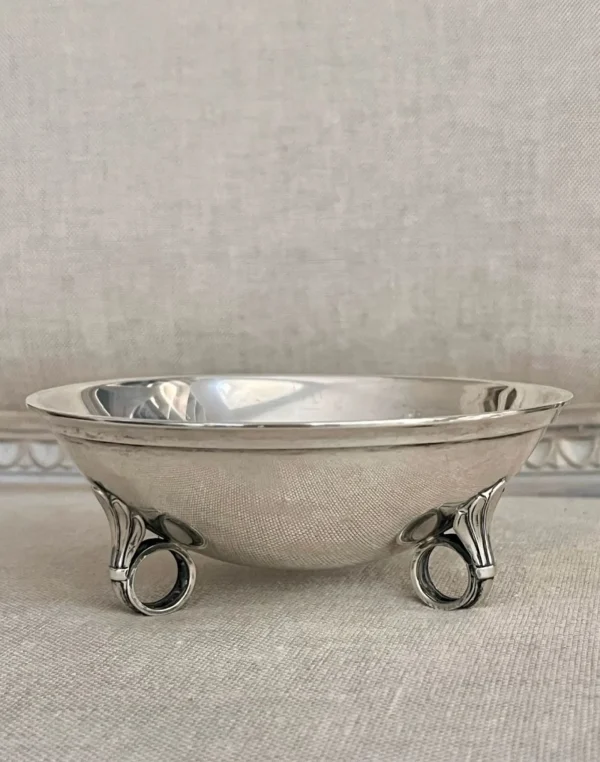 The Oblist Antique Silver Bowl on Three Feet | Decorative Dishes | Decorative Dishes