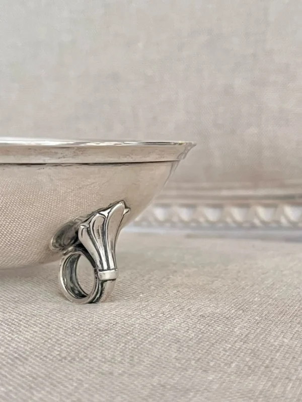 The Oblist Antique Silver Bowl on Three Feet | Decorative Dishes | Decorative Dishes