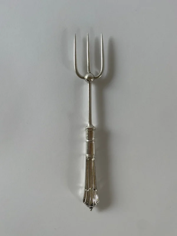 The Oblist Antique Silver Plated Bread Fork | Serveware | Cutlery