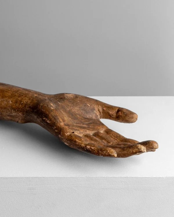 The Oblist Antique Wooden Hand Sculpture | Sculptures