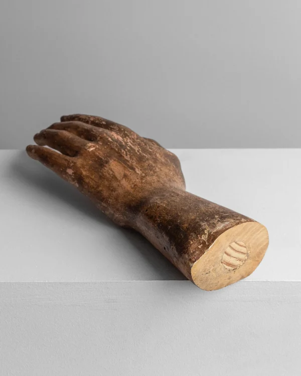 The Oblist Antique Wooden Hand Sculpture | Sculptures