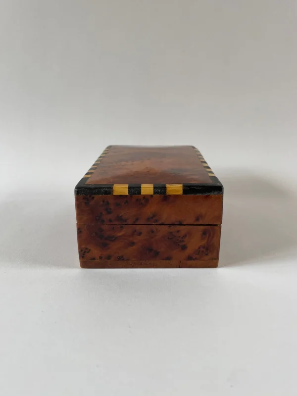 The Oblist Art Deco Burr Box | Desk Accessories | Boxes