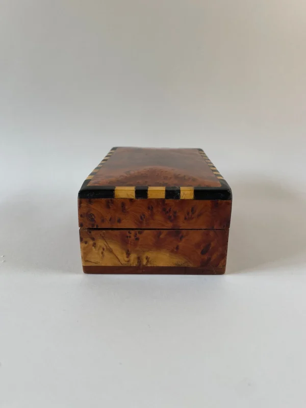 The Oblist Art Deco Burr Box | Desk Accessories | Boxes