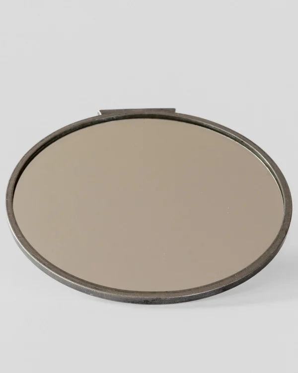 The Oblist Art Deco Metal Mirror | Bathroom Accessories | Mirrors