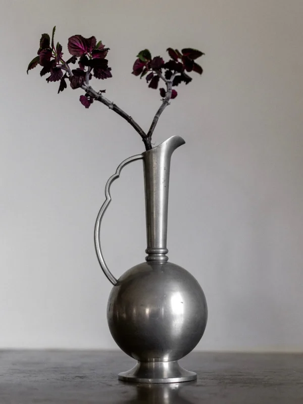 The Oblist Art Deco Metal Vase 1930s | Vintage Vases | Vases