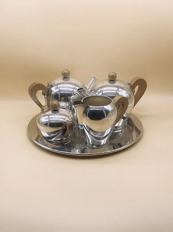 The Oblist Art Deco Tea/Coffee Set ‘Bombè’ by Alessi | Vintage Tableware | Coffee & Tea