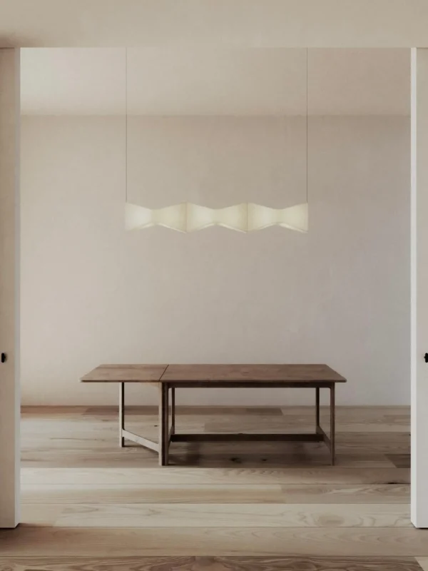 The Oblist Arête Pendant Horizontal Line | Pendant Light | Dining Room