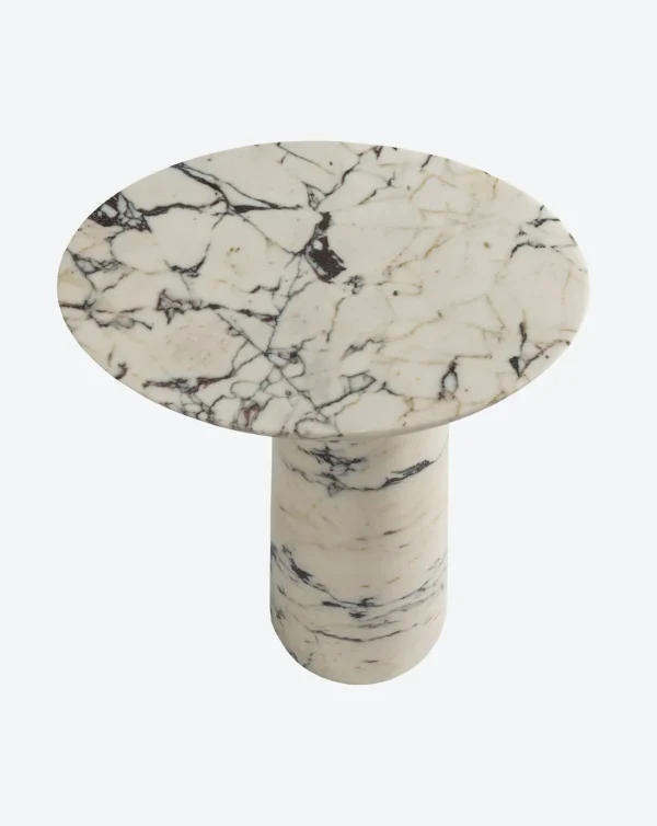 The Oblist Athena Marble Side Table | Low Side Table | Coffee & End Tables