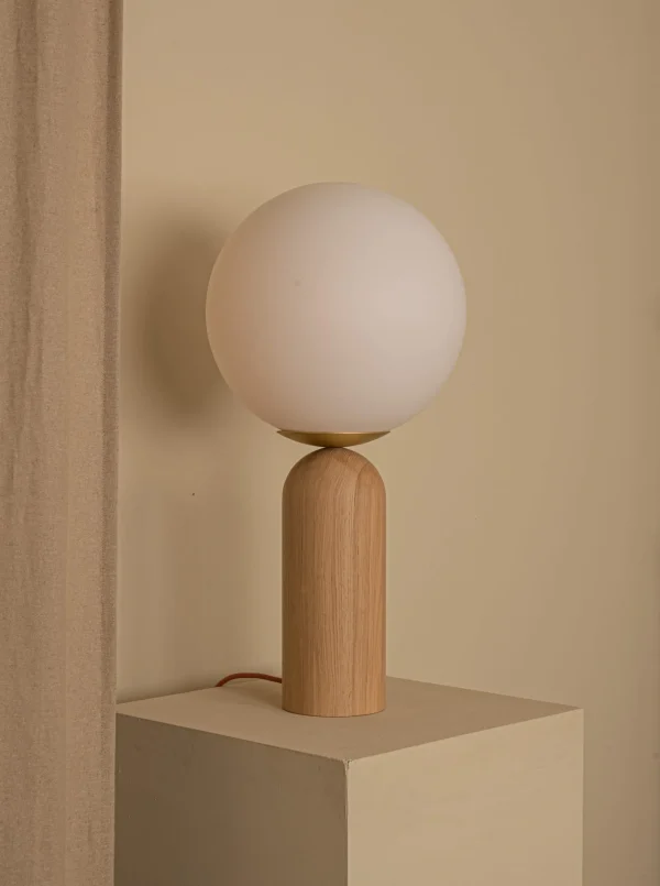 The Oblist Atlas Oak Wood | Table Lamp