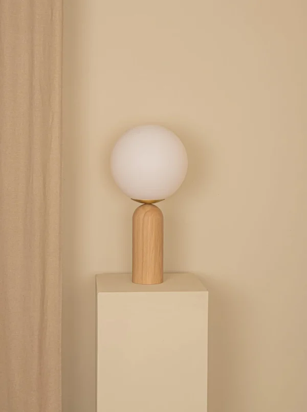 The Oblist Atlas Oak Wood | Table Lamp