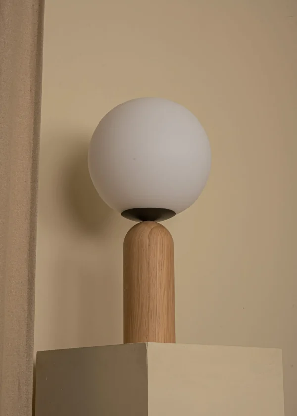 The Oblist Atlas Oak Wood | Table Lamp