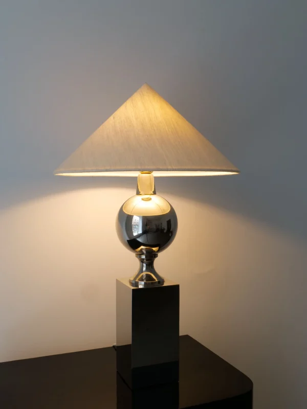 The Oblist Barbier Chrome Table Lamp | Table Lamp | Living Room