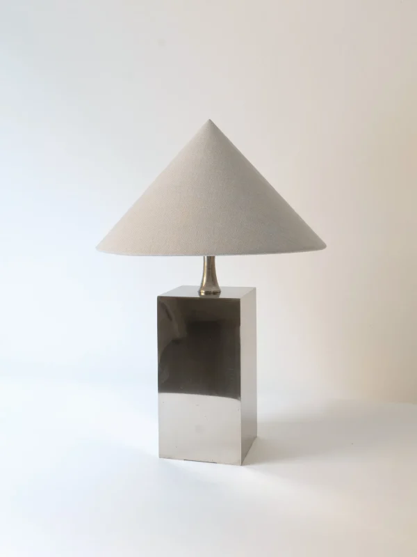 The Oblist Barbier Small Box Lamp 1970s | Table Lamp | Living Room