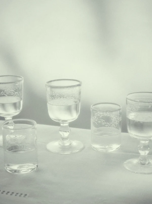 The Oblist Barbro Water Glass - Set of four | Glasses | Dining Room