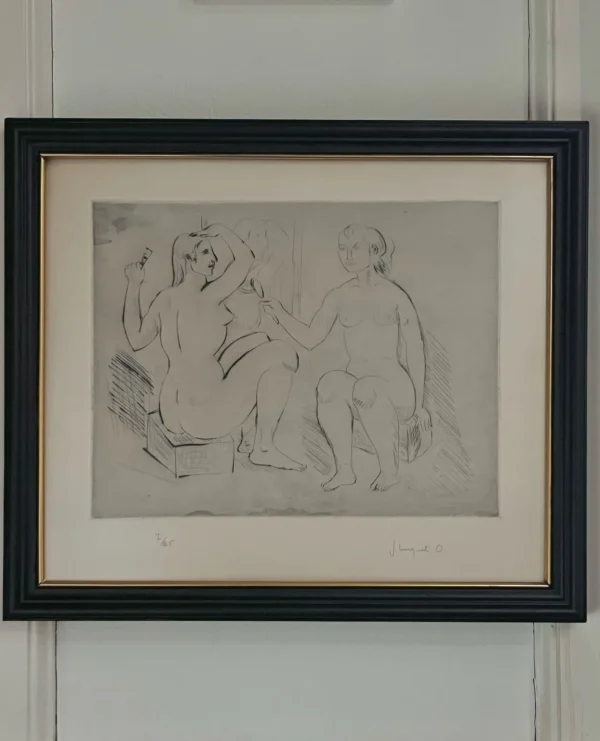 The Oblist Bathers drawing by Josep Busquets Odena | Drawings | Living Room