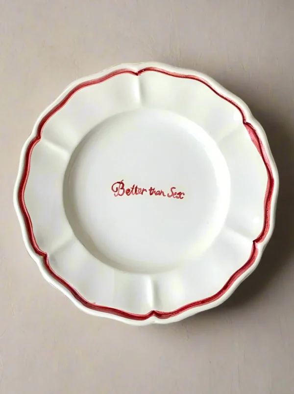 The Oblist Better than Sex Fil Rouge Plate | Plates | Dining Room