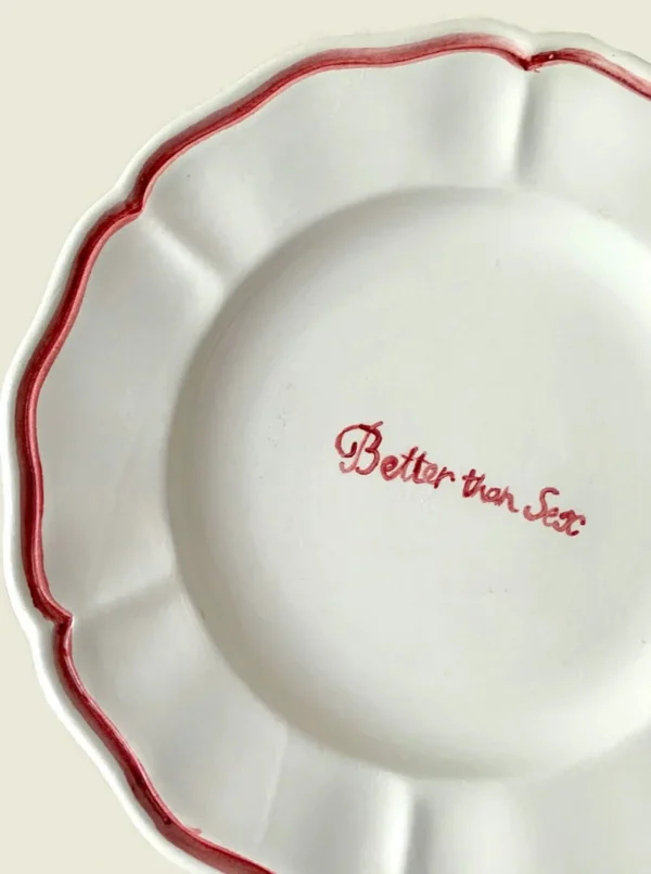 The Oblist Better than Sex Fil Rouge Plate | Plates | Dining Room