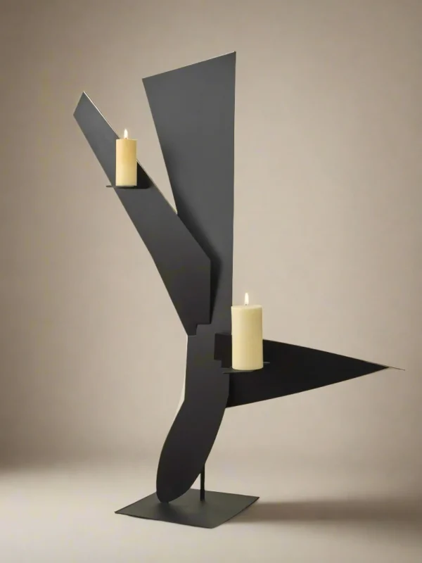 The Oblist Bird Candleholder in Black Powder Coat | Sculptures | Candles & Holders