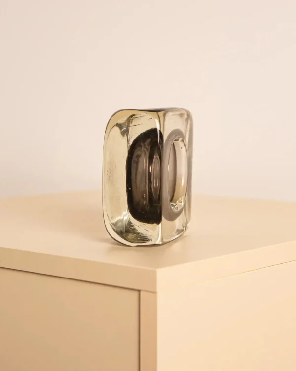 The Oblist Black Murano Vide Poche by Salviati 60's | Vide Poches