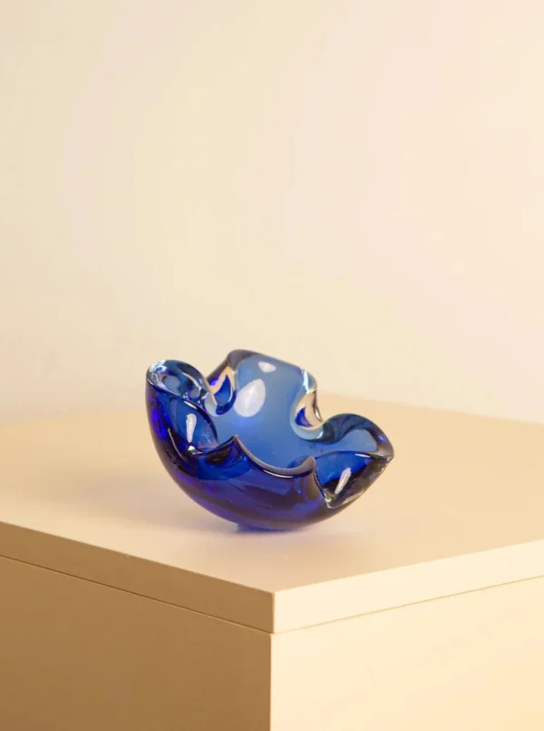 The Oblist Blue Murano Glass Vide-poche 60's | Vide Poches | Home Office