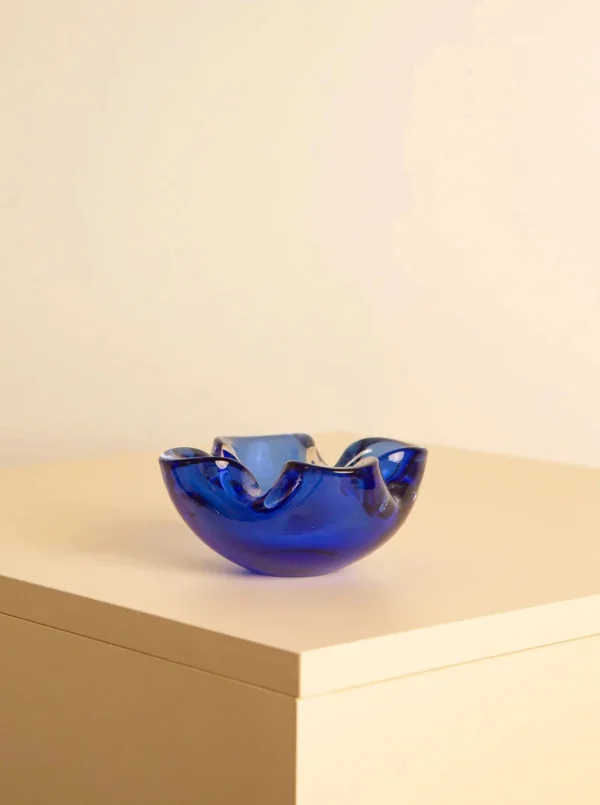 The Oblist Blue Murano Glass Vide-poche 60's | Vide Poches | Home Office