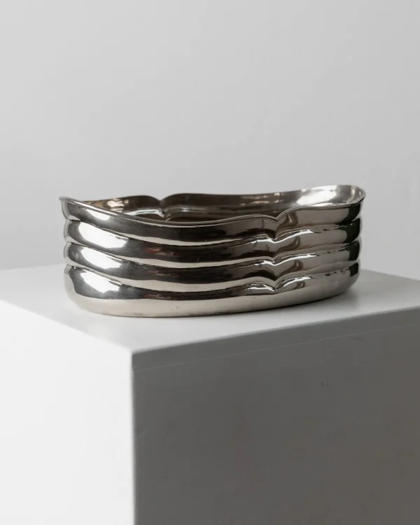 The Oblist Bowl Silver-plated - Italy 1960s | Decorative Dishes | Decorative Dishes