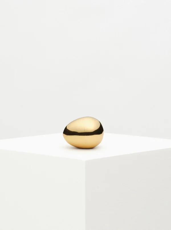 The Oblist Brass | Egg Paperweight | Desk Accessories | Home Office