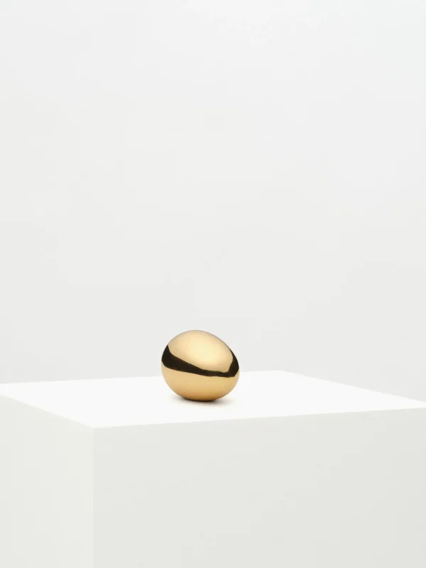 The Oblist Brass | Egg Paperweight | Desk Accessories | Home Office