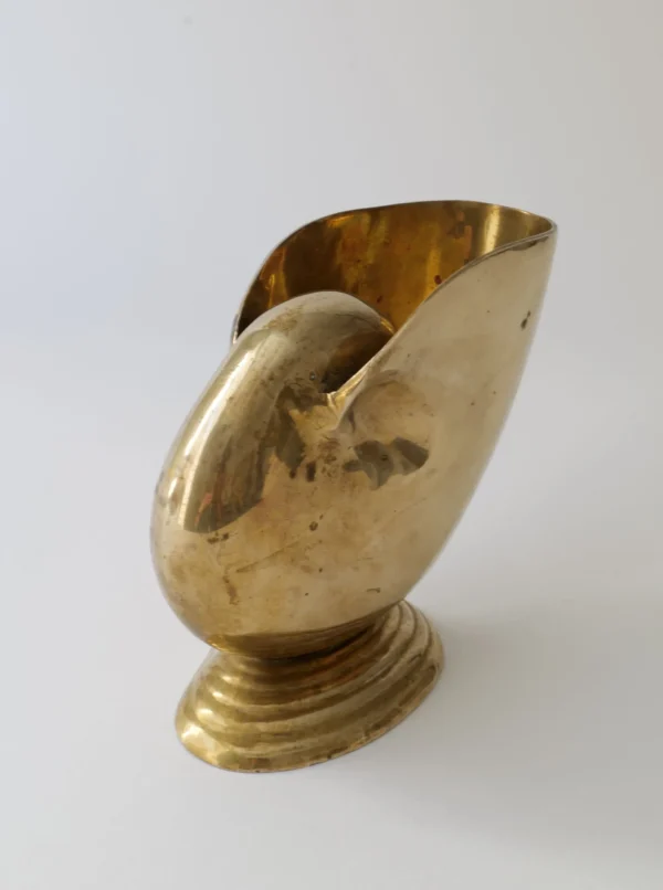 The Oblist Brass Nautilus Vase | Vintage Vases | Sculptures