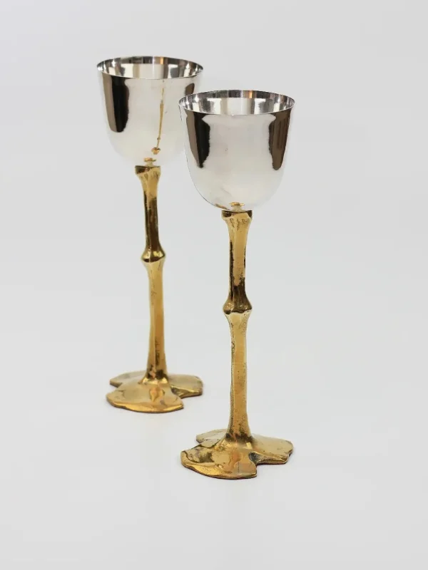 The Oblist Brutalist Goblets | Vintage Tableware | Glasses