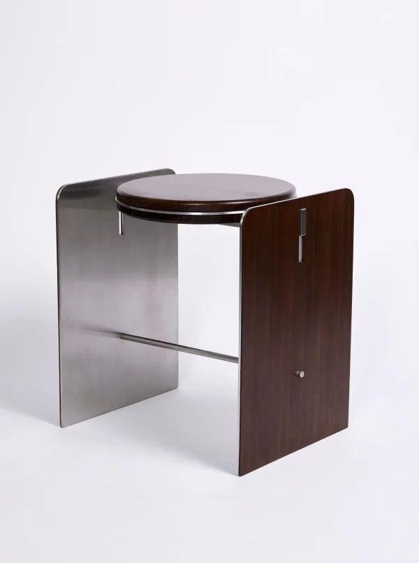 The Oblist Building Blocks Collection - Stool / Side Table (Walnut) | Chair | Living Room