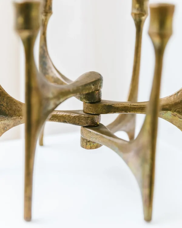 The Oblist Candleholder by Michael Harjes in Bronze 60s | Vintage Candle Holders | Candles & Holders