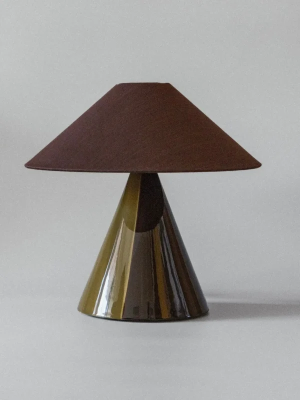 The Oblist Caterina Dark Brown Table Lamp | Table Lamp | Living Room