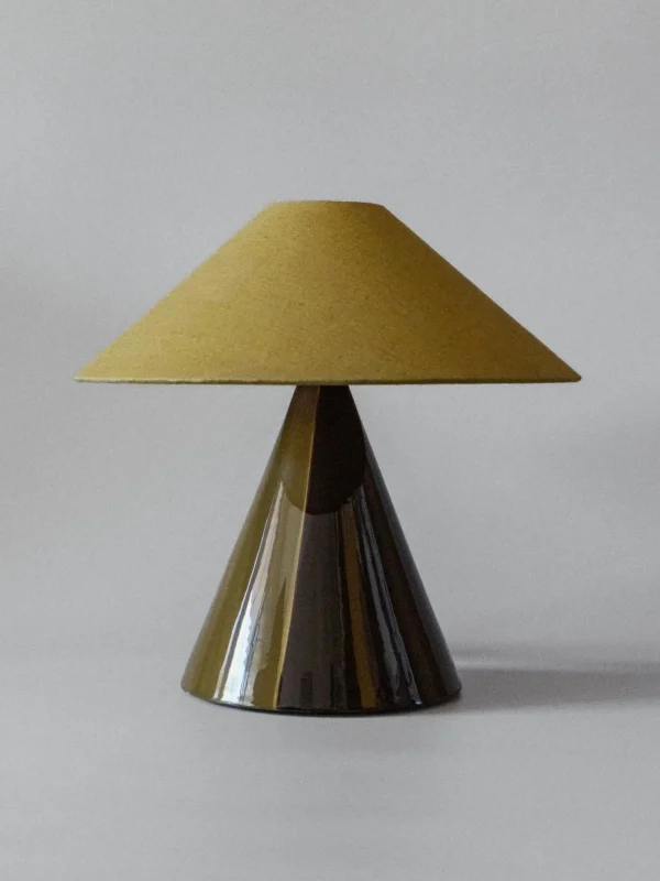 The Oblist Caterina Golden Olive Table Lamp | Table Lamp | Living Room