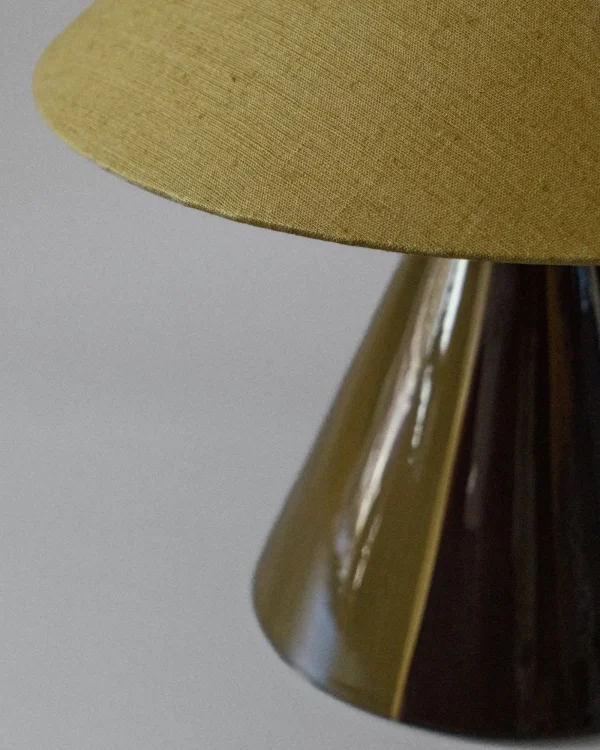 The Oblist Caterina Golden Olive Table Lamp | Table Lamp | Living Room