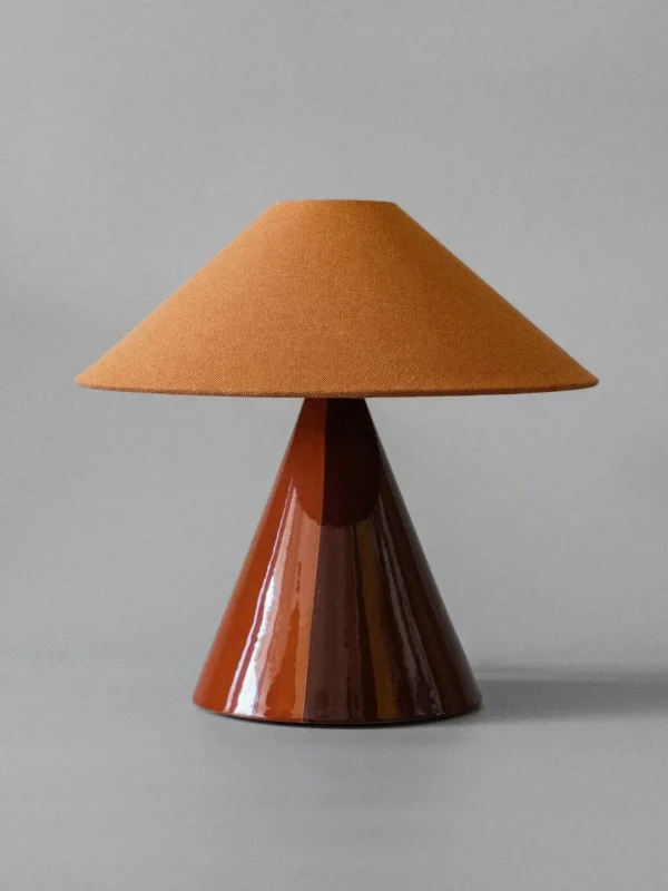 The Oblist Caterina Table Lamp in Cognac | Table Lamp | Bedroom