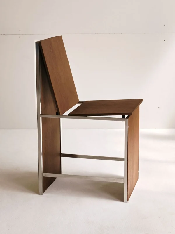 The Oblist Chair in Oak Finish | Chair | Dining Room