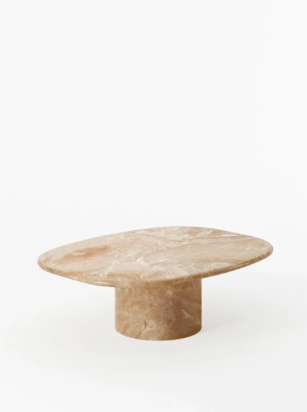 The Oblist Circa Coffee Table in Breccia Oniciata Marble | Coffee & End Tables | End Tables