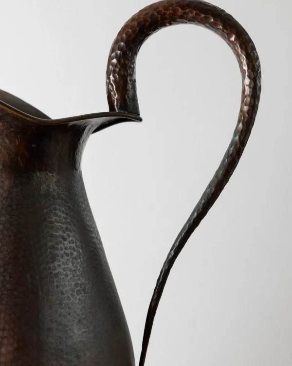 The Oblist Copper Handmade Jug / Vase - Italy 1950s | Vintage Vases | Vases