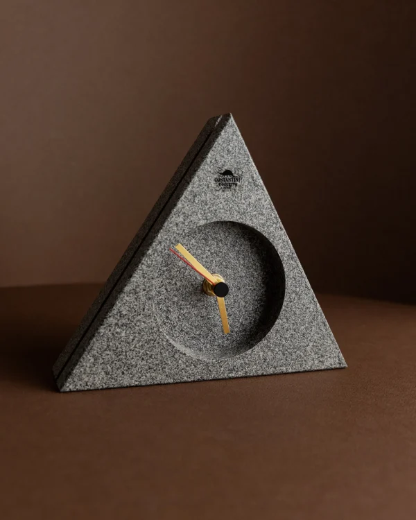 The Oblist Costantini l'Oggetto Clock Grey 80s | Desk Accessories | Home Office