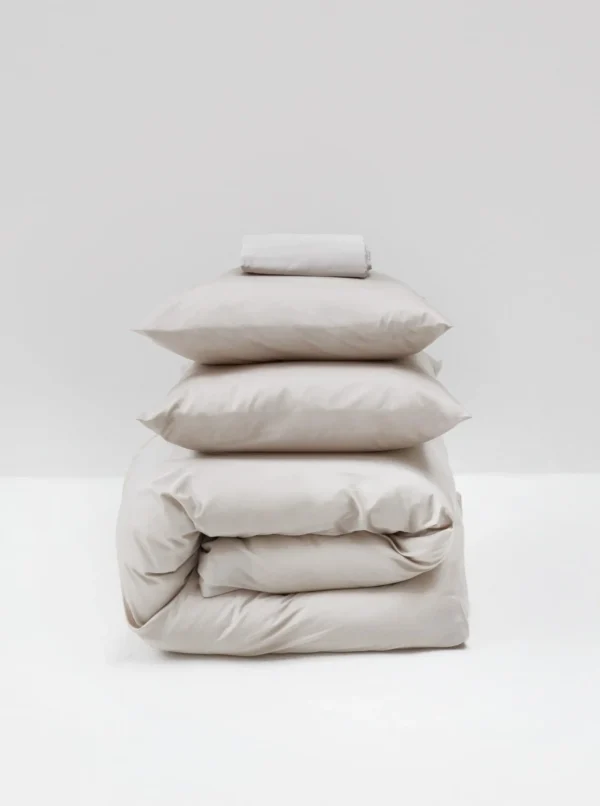 The Oblist Cotton Sateen Bed Set in Sand | Bedding